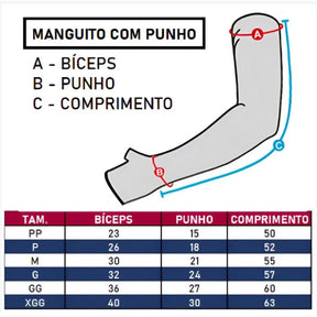 Par Manguito Proteção solar com Polegar